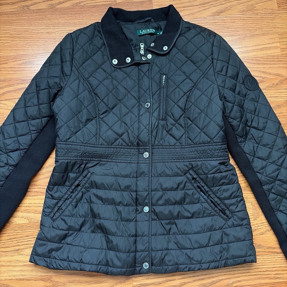 Ralph Lauren Black Quilted Puffer Jacket